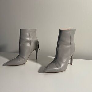 Steve Madden Womens Halena Leather Pointed Toe Ankle Boots size 6.5, 6.5M